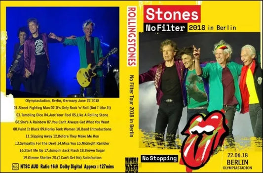 THE ROLLING STONES / No Filter Tour 2018 in Berlin (1DVDR)