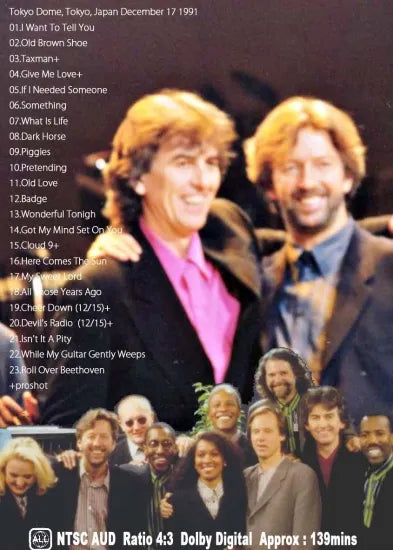 GEORGE HARRISON with ERIC CLAPTON & HIS BAND / Tokyo Last Night (1DVDR)