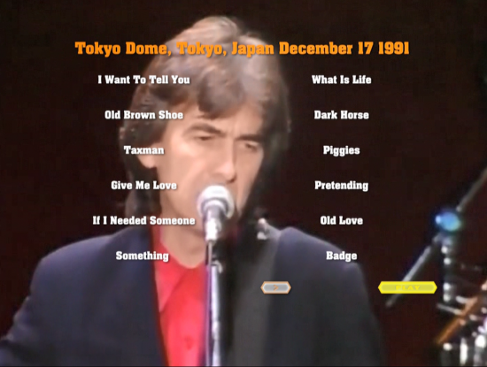 GEORGE HARRISON with ERIC CLAPTON & HIS BAND / Tokyo Last Night (1DVDR)