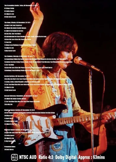 GEORGE HARRISON / North American Tour 1974 (1DVDR)