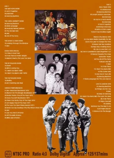 JACKSON5 & JACKSONS / Anthology (2DVDR)