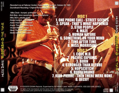 MILES DAVIS / RUBBERBAND THE TUNE (2CD)