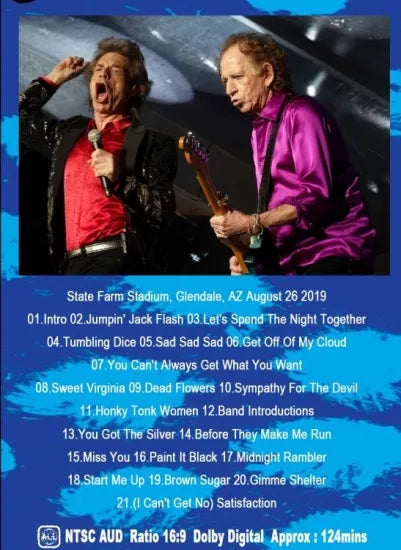 THE ROLLING STONES / No Filter US Tour 2019 in Glendale (1DVDR)