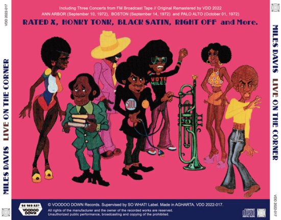 MILES DAVIS / LIVE ON THE CORNER (3CD+Ltd.1DVDR)