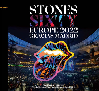 THE ROLLING STONES / GRACIAS MADRID ”SIXTY EUROPE TOUR 2022”  THE FIRST SHOW (2CD+2DVD/2BDR)