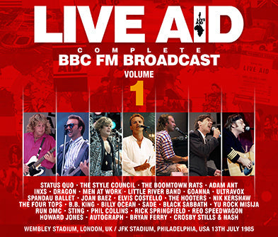 V.A.(STATUS QUO, STYLE COUNCIL, STING AND MORE) / LIVE AID COMPLETE BBC FM BROADCAST VOLUME 1 STEREO SOUNDBOARD (5CDR)