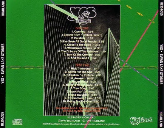 YES / SWAN LAKE STORIES (2CD)