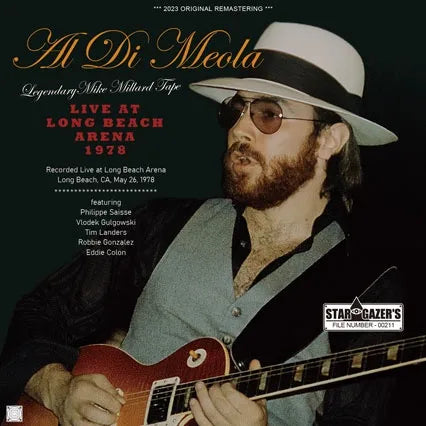 AL DI MEOLA / LEGENDARY MIKE MILLARD TAPE LIVE AT LONG BEACH ARENA 1978 (1CDR)