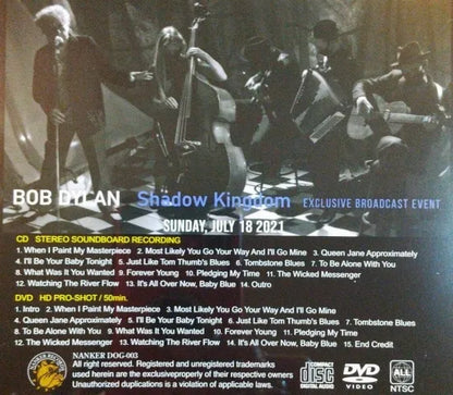 BOB DYLAN / Shadow Kingdom (1CD+1DVD) Stereo SOUNDBOARD & HD Pro-shot