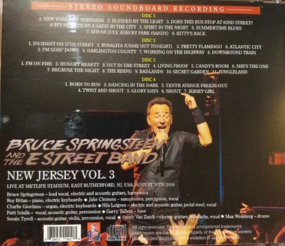 BRUCE SPRINGSTEEN & THE E STREET BAND / NEW JERSEY VOL.3 STEREO SOUNDBOARD (4CDR)