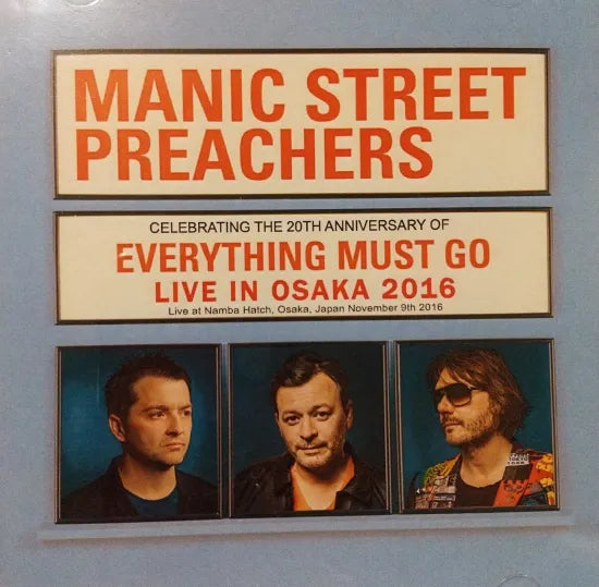 Manic Street Preachers / LIVE IN OSAKA 2016 (2CDR)