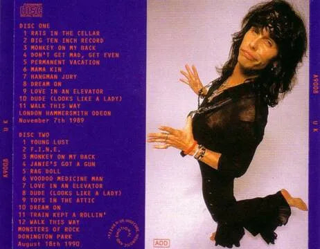 AEROSMITH / U.K 1990 AUGUST 18 Monster of roc (2CD)