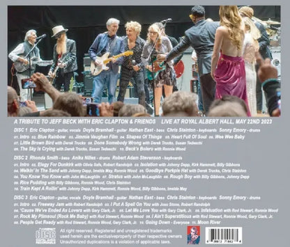 A TRIBUTE TO JEFF BECK WITH ERIC CLAPTON & FRIENDS / ROYAL ALBERT HALL 2023 DAY 1 (3CDR)