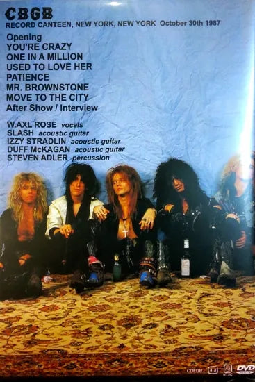 GUNS N' ROSES / CBGB (1DVDR)