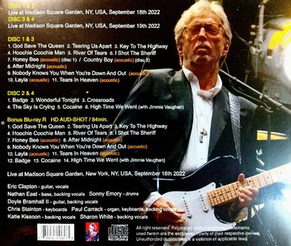 ERIC CLAPTON / MADISON SQUARE GARDEN 2022 (4CDR+1BDR)
