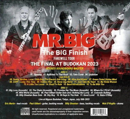 MR. BIG / THE FINAL AT BUDOKAN 2023 (2CDR)