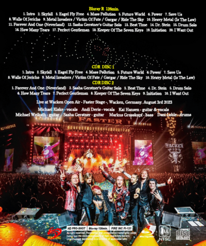 HELLOWEEN / ＷACKEN 2023 HD Pro-Shot (1BDR + 2CDR)