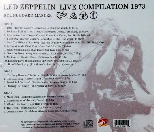 LED ZEPPELIN / LIVE COMPILATION 1973 (3CDR)