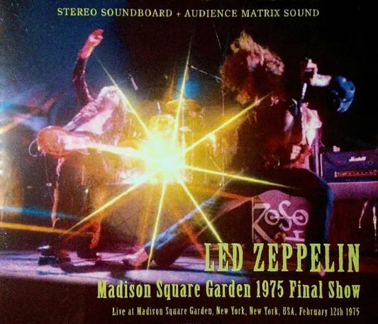 Led Zeppelin / Madison Square Garden 1975 Final Show Stereo SBD + Aud Matrix (3CDR)