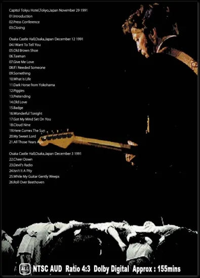 GEORGE HARRISON with ERIC CLAPTON & HIS BAND / Live in Japan Osaka (1DVDR)