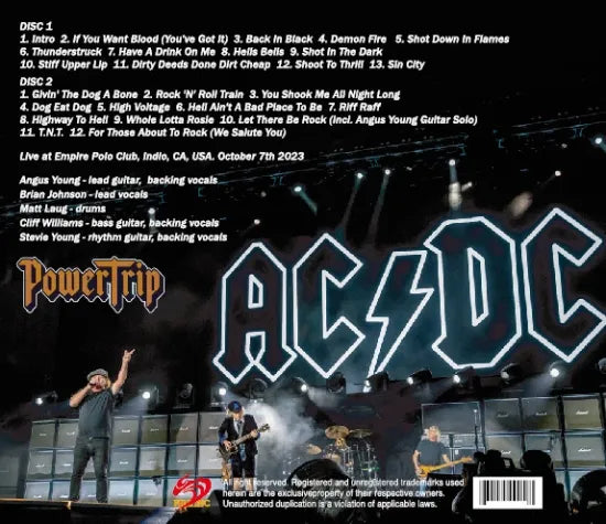 AC/DC / Power Trip 2023 (2CDR)