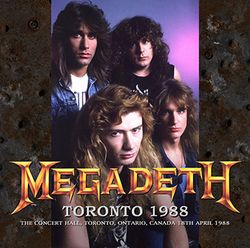 MEGADETH / TORONTO 1988 (1CDR)