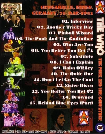 THE WHO / THE PUNK AND THE GODFATHER Pro-Shot (1DVDR)