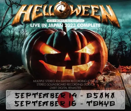 Helloween / Live in Japan 2023 Complete 24 bit Digital Remaster (4CDR+1BDR)