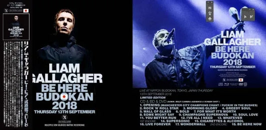 Liam Gallagher / Be Here Budokan 2018 Limited Edition (1CD with 1BDR + 1DVDR)