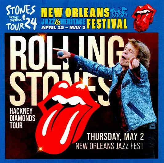 THE ROLLING STONES / New Orleans Jazz & Heritage Festival 2024 (2CDR)