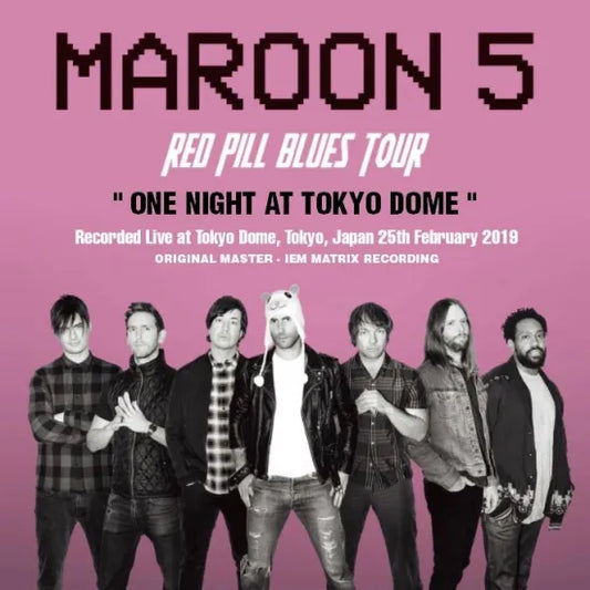 MAROON 5 / RED PIL BLUES TOUR One Night at Tokyo Dome 2019 (2CDR+1DVDR)