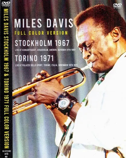 MILES DAVIS / STOCKHOLM 1967 TORINO 1971 FULL COLOR VERSION (1DVDR)