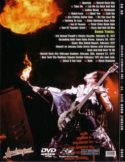KISS / DETROIT ROCK CITY '77 THE ULTIMATE EDITION (1DVDR)