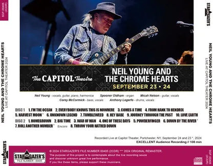 NEIL YOUNG AND THE CHROME HEARTS / LIVE AT CAPITOL THEATER 2024 (2CDR)