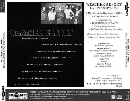 WEATHER REPORT / FINAL NIGHT IN JAPAN 1973 NAGOYA (1CDR)