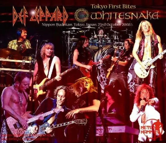 WHITESNAKE & DEF LEPPARD / Tokyo First Bites (3CDR)