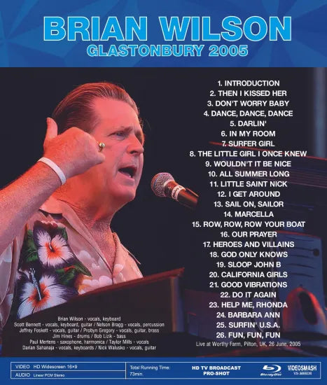BRIAN WILSON / GLASTONBURY 2005 HD REBROADCAST EDITION 2025 (1BDR)