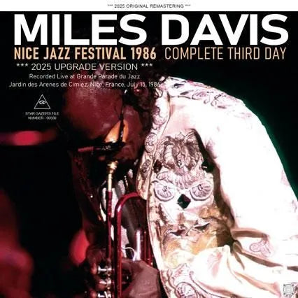 MILES DAVIS / NICE JAZZ FESTIVAL 1986 COMPLETE THIRD DAY 2025 UPGRADE VERSION (2CDR)