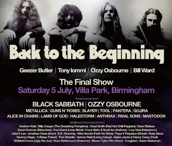 V.A. (BLACK SABBATH and FRIENDS) / BACK TO THE BEGINNING (6CDR) STEREO SOUNDBOARD
