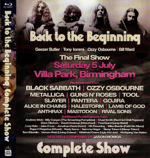 V.A. Black Sabbath and friends / Back to the Beginning Complete Show HD PRO SHOT (3BDR)