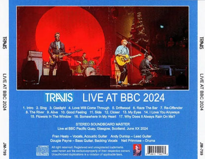 TRAVIS / LIVE AT BBC 2024 STEREO SOUNDBOARD (1CDR)