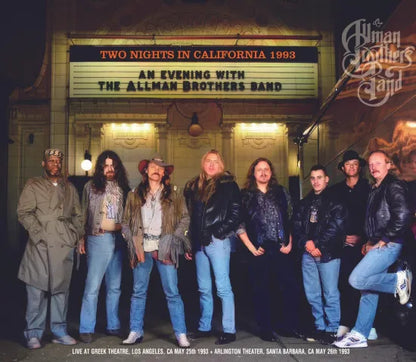 THE ALLMAN BROTHERS BAND / TWO NIGHTS IN CALIFORNIA 1993 (5CDR)