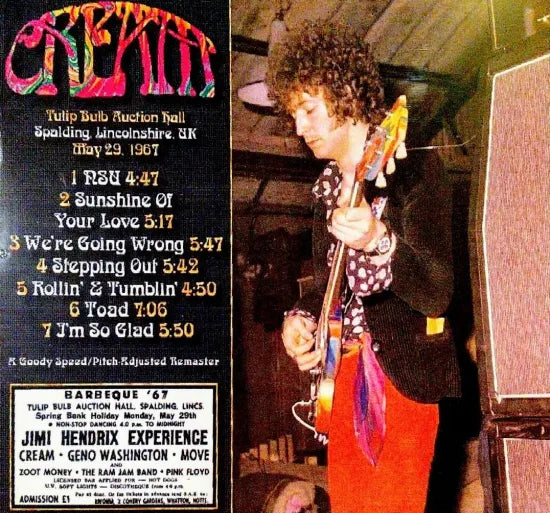 CREAM / LIVE AT BARBEQUE 67 Soundboard (1CDR)