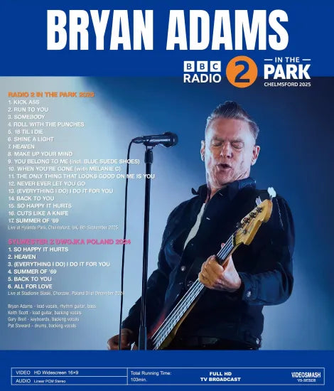 BRYAN ADAMS / RADIO 2 IN THE PARK 2025 (1BDR)