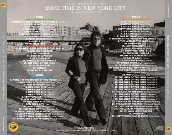 JOHN LENNON & YOKO ONO / SOME TIME IN NEW YORK CITY THE ALTERNATE MASTERS (3CD)