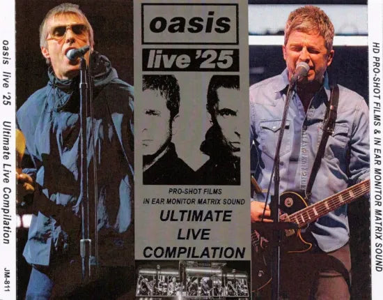 OASIS / LIVE '25 ULTIMATE LIVE COMPILATION Blu-ray 1BDR (PRO-SHOT / 109MIN.) + 2CDR (IEM MATRIX SOUND)