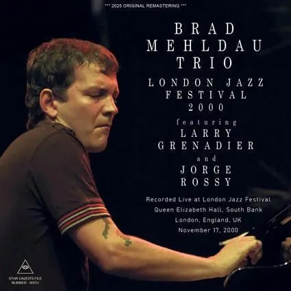 BRAD MEHLDAU TRIO / LONDON JAZZ FESTIVAL 2000 (1CDR)