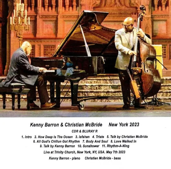Kenny Barron & Christian McBride / New York 2023 STEREO SOUNDBOARD (1CDR+1BDR)