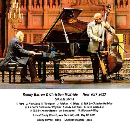 Kenny Barron & Christian McBride / New York 2023 STEREO SOUNDBOARD (1CDR+1BDR)