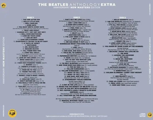 THE BEATLES / ANTHOLOGY EXTRA ANNIVERSARY EDITION (3CD)